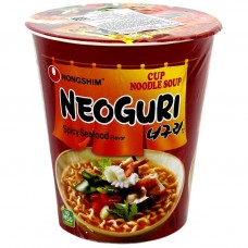 Лапша б/п со вкусом морепродуктов Neoguri Ramyun Nongshim, 62 гр, Корея