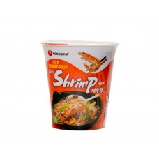 Лапша б/п со вкусом креветок Shrimp Spicy, стакан, 67 гр, Южная Корея