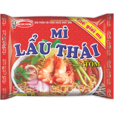Лапша быстрого приготовления со вкусом креветок Mi Lau Thai, 83 гр, Вьетнам